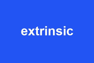 extrinsic