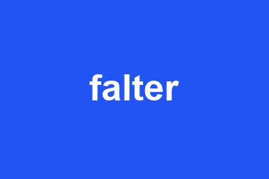 falter