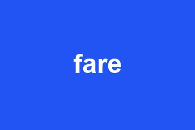 fare