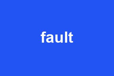 fault