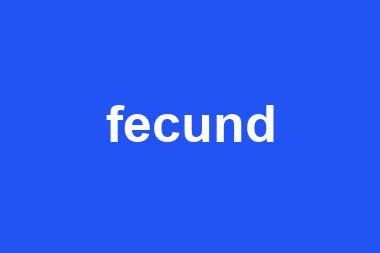 fecund