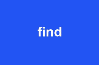 find