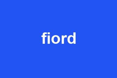 fiord