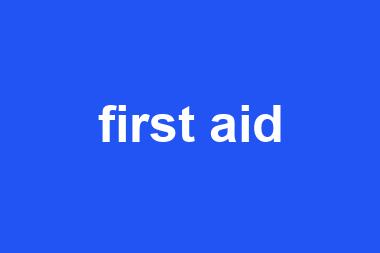 first aid