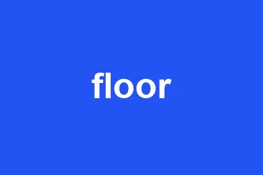 floor