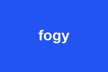 fogy