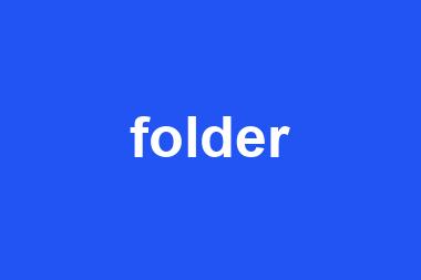 folder