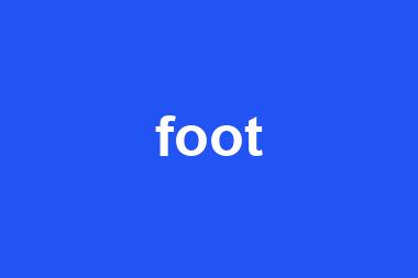 foot