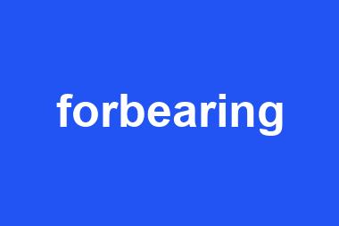 forbearing