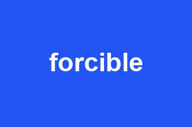 forcible