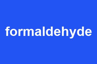 formaldehyde