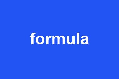 formula