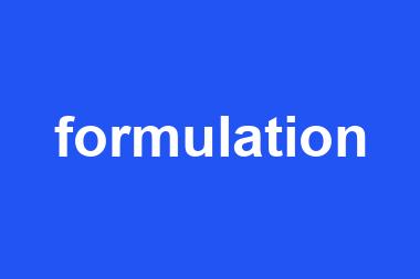 formulation