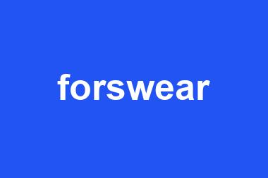 forswear