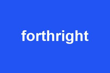 forthright