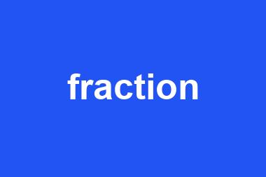 fraction