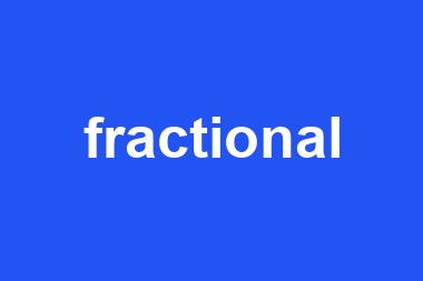 fractional