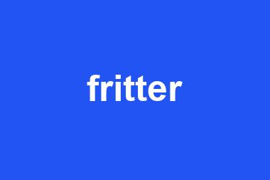 fritter