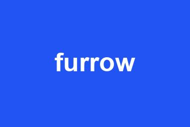 furrow