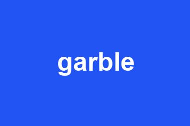 garble