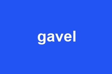 gavel