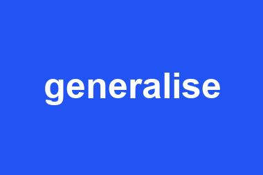 generalise