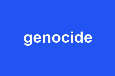 genocide