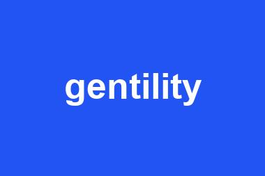 gentility