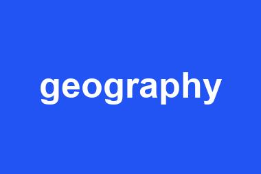 geography