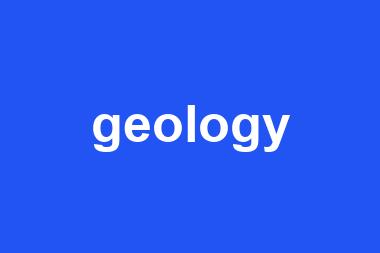 geology