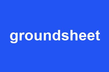 groundsheet