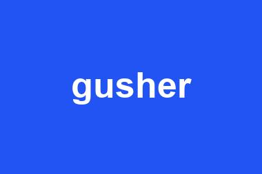 gusher