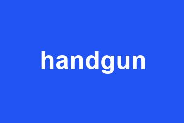 handgun