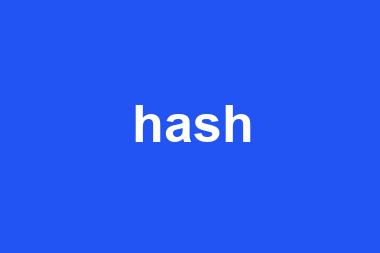 hash