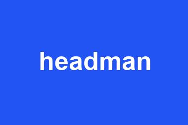 headman