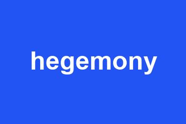 hegemony