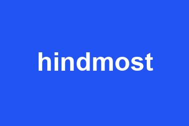 hindmost