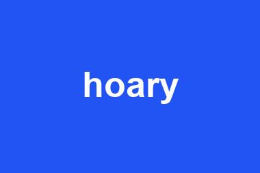 hoary