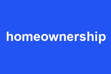 homeownership