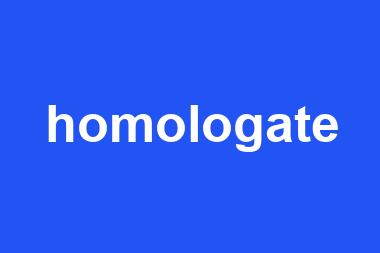 homologate