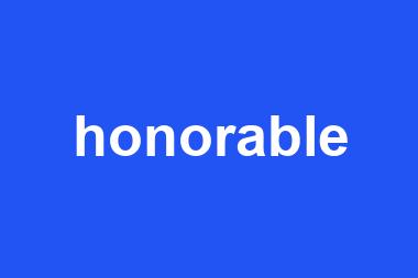 honorable