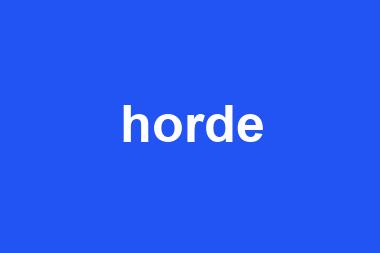 horde