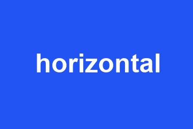 horizontal