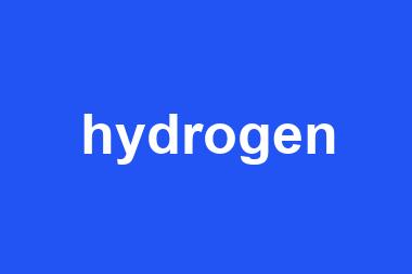 hydrogen