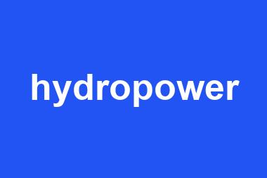 hydropower