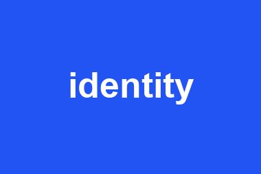 identity