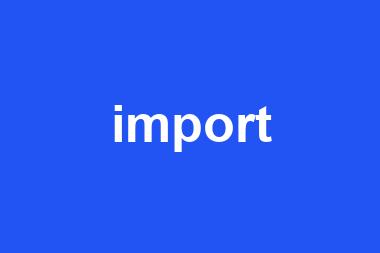 import