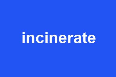 incinerate