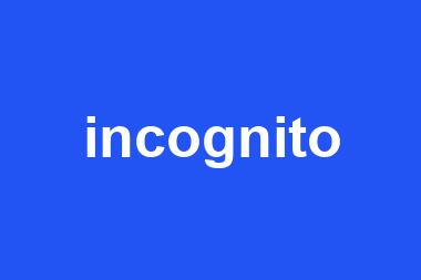 incognito