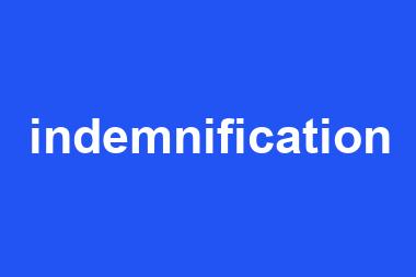 indemnification